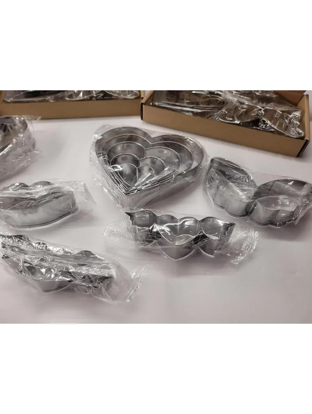Lot Of Heart Butterflies Lips Cookie Cutters Stainless Steel Valentine’s Kit New